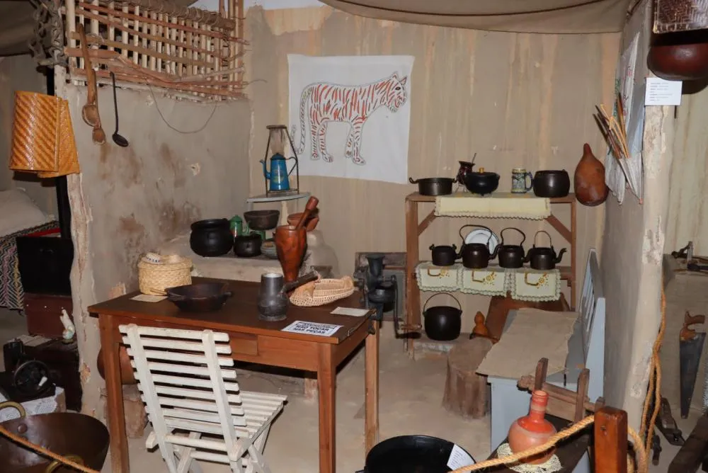 Casa dos Colonos vista por dentro. Foto: Divulgação